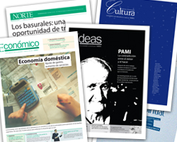 diseño de tapas - secciones de diario