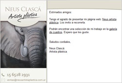 diseño de mail con promoción de sitio web