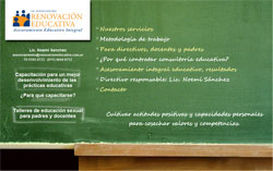 sitio web de servicios de educacion